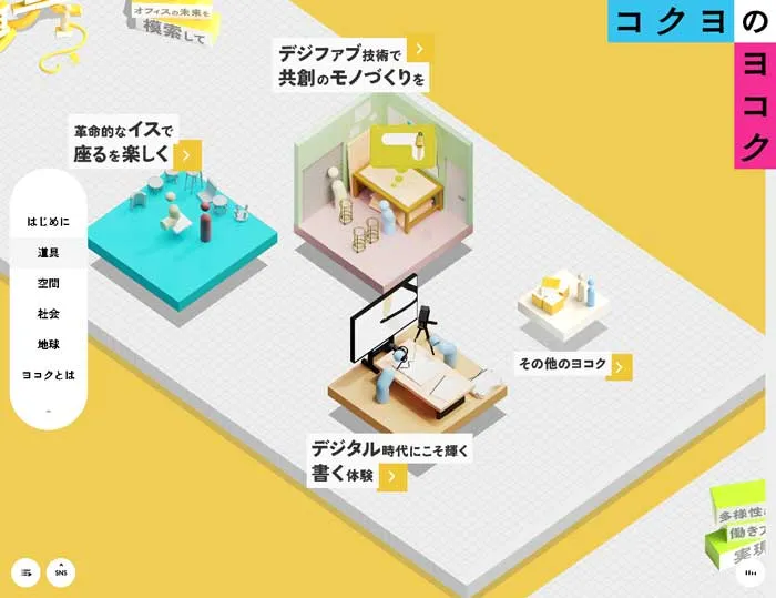 No.034 コクヨのヨコク 歩道橋よりコルビュジェ